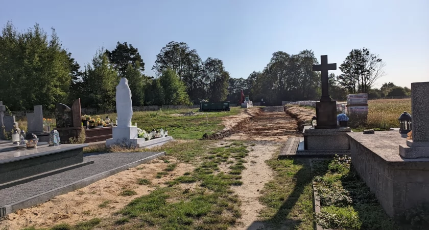 Finał rozbudowy cmentarza parafialnego w Mirowie