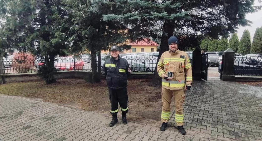 Strażacy z gminy Jastrząb zbierali pieniądze dla kolegi druha Aleksego Sasina