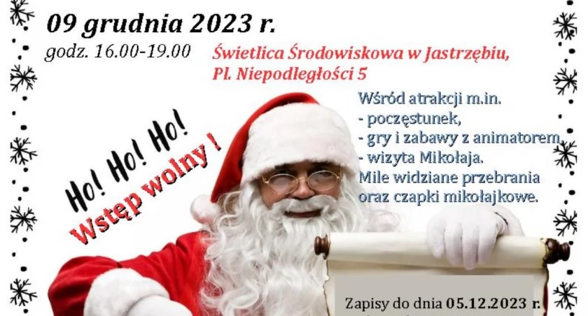 Mikołajkowy bal w Jastrzębiu. Burmistrz Andrzej Bracha i Stowarzyszenie Rozwój i Innowacje gminy Jastrząb zapraszają
