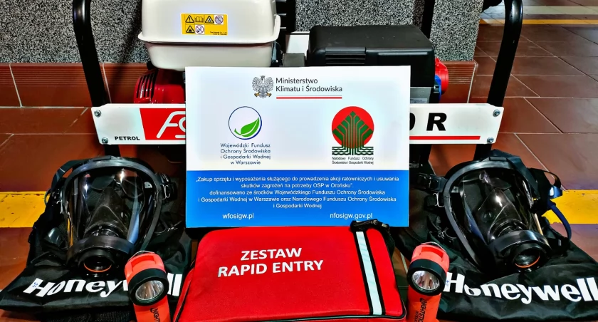 Zakup sprzętu i wyposażenia dla Ochotniczej Straży Pożarnej w Orońsku. Co nowego mają strażacy?
