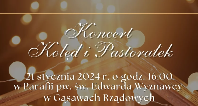 Koncert Kolęd i Pastorałek w Gąsawach Rządowych