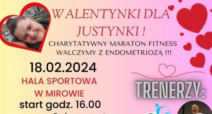 Walentynki dla Justynki, czyli charytatywny Maraton Fitness