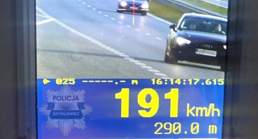 Barak. Policjanci zatrzymali pirata drogowego. Jechał 191 km na godzinę!