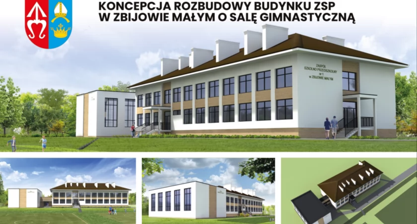 Jest już koncepcja sali gimnastycznej dla szkoły w Zbijowie Małym