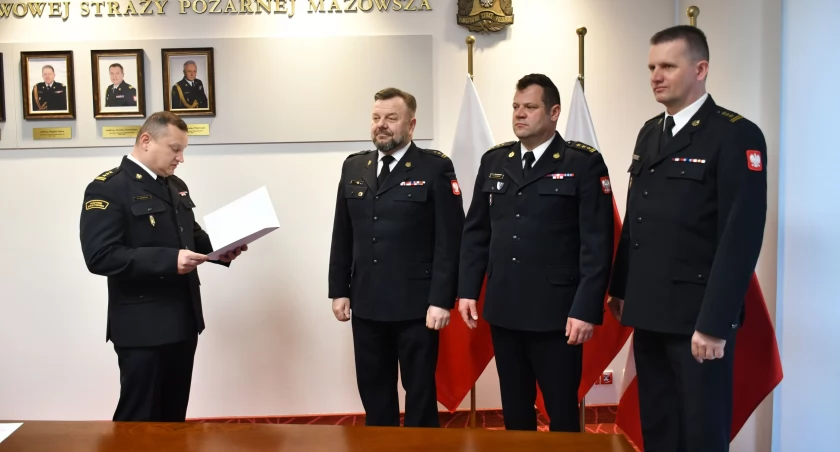 Arkadiusz Madej nowym zastępcą komendanta w straży pożarnejw Szydłowcu
