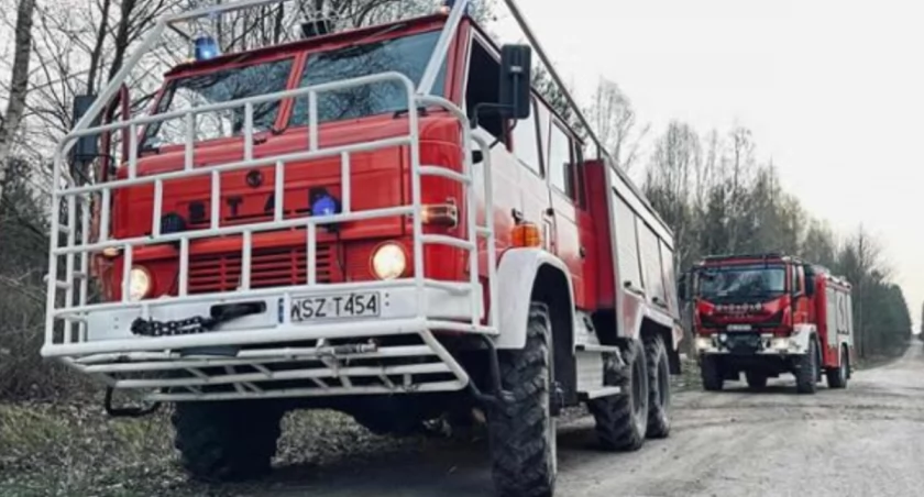 Pożary, interwencje drogowe i usuwanie plam. Działania strażaków JRG Szydłowiec i OSP