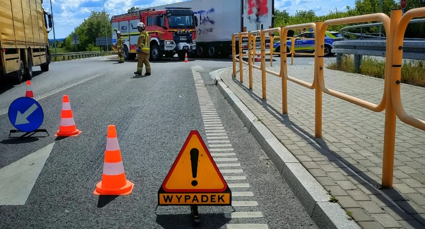Kolizja drogowa w Krogulczej Suchej. Czy był ktoś poszkodowany?