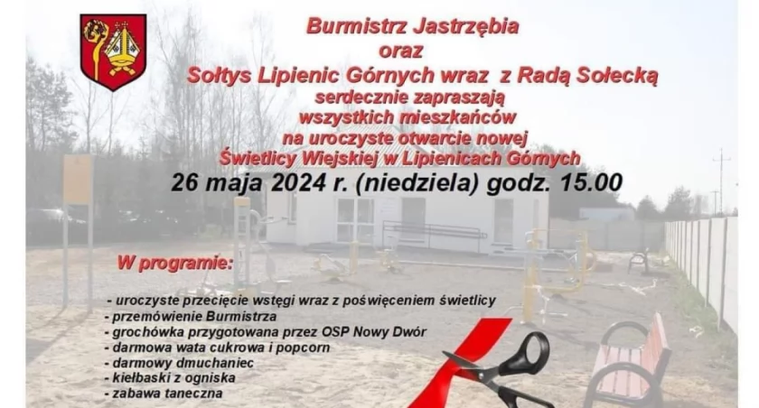 Otwarcie nowej świetlicy wiejskiej w Lipienicach Górnych