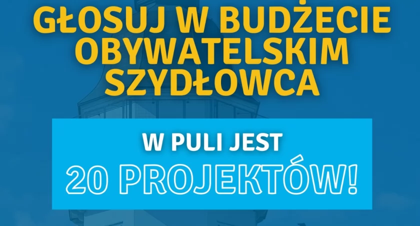 Głosowanie w Budżecie Obywatelskim w Szydłowcu