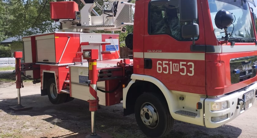 Intensywny tydzień straży pożarnej. Owady, pożary i wypadki w powiecie szydłowieckim