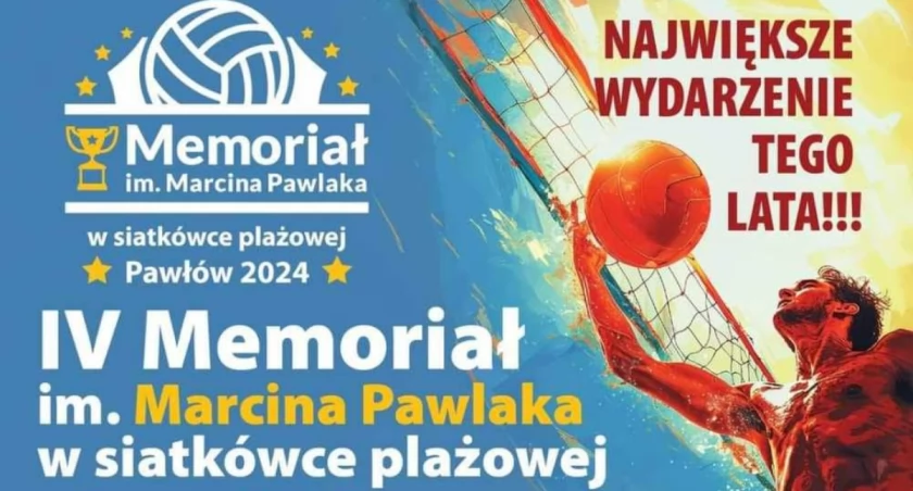 IV Memoriał im. Marcina Pawlaka w siatkówce plażowej w Pawłowie