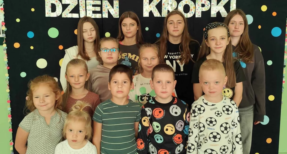Dzień Kropki w Szkole Podstawowej w Pawłowie