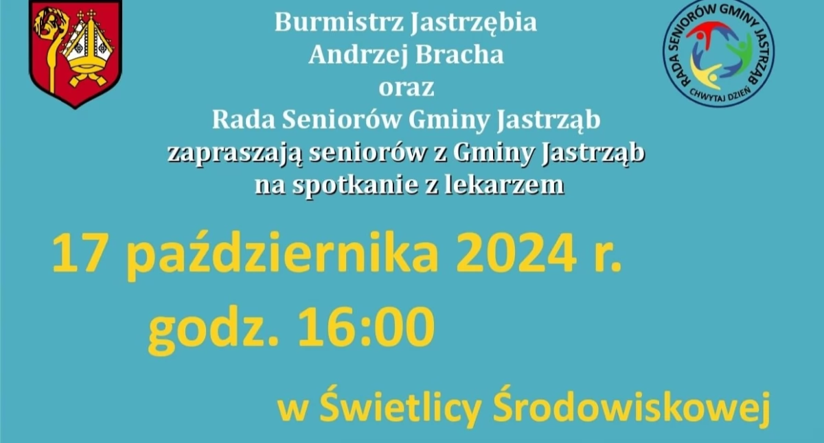 Zaproszenie na spotkanie zdrowotne dla seniorów w Jastrzębiu!