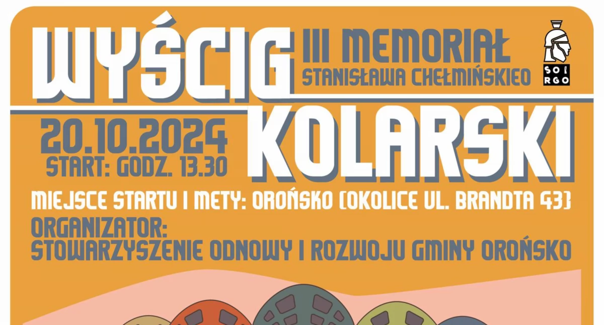 III Memoriał Stanisława Chełmińskiego Orońsko 2024. Wyścig kolarski już w niedzielę