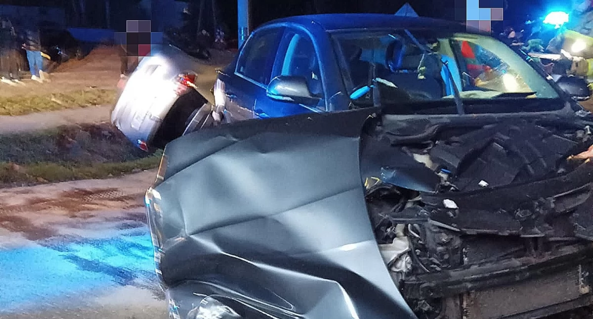 Akcja ratunkowa po zderzeniu dwóch pojazdów w Orońsku