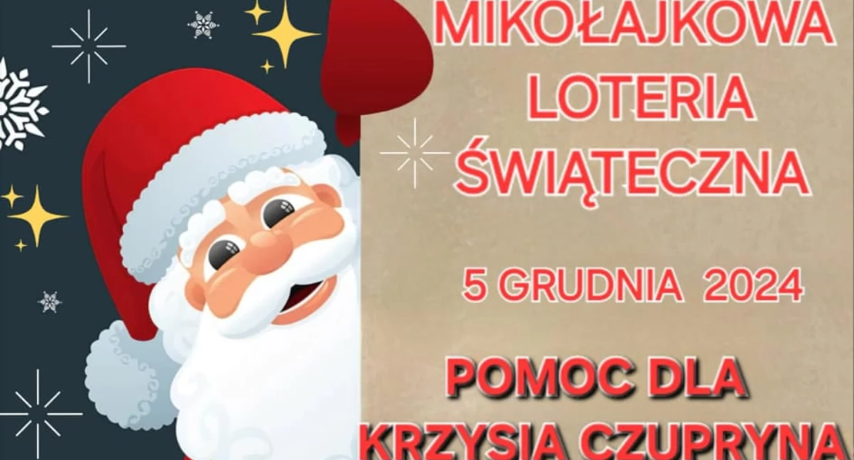 Mikołajkowa Loteria Świąteczna w szkole w Ciepłej. Pomóżmy Krzysiowi!