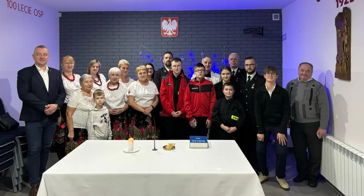Wizyta duszpasterska w remizie strażackiej w Orońsku