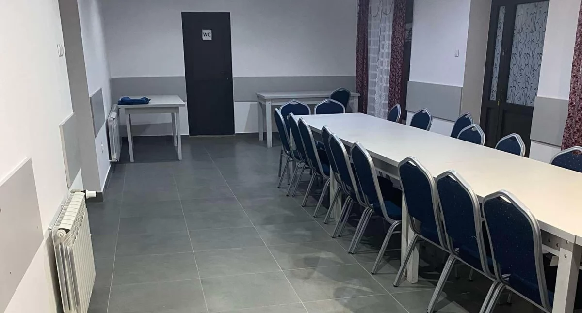 Remont w sali konferencyjnej OSP Orońsko