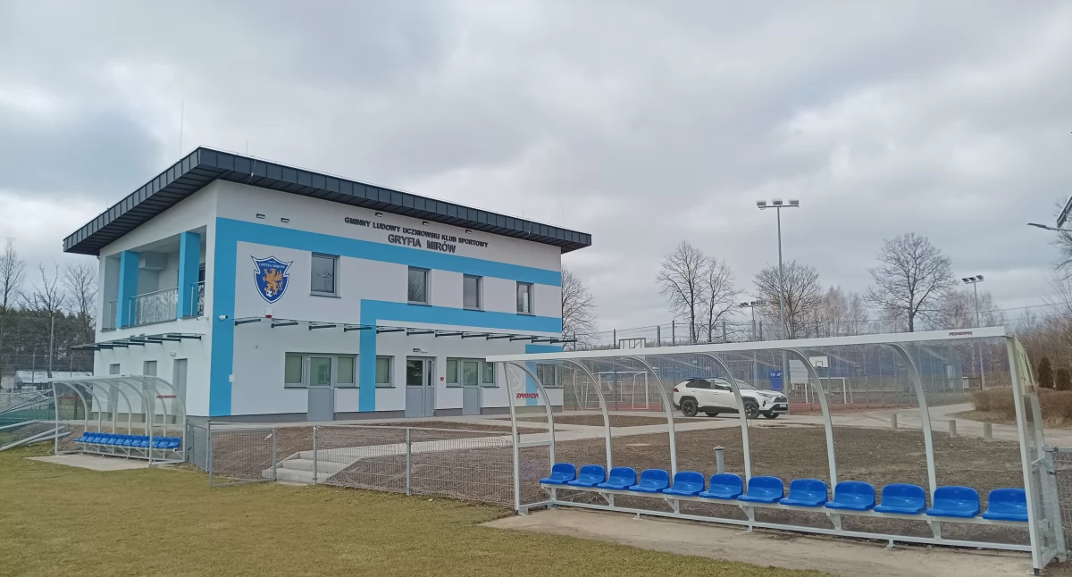 Odbiór budynku klubowego w Rogowie