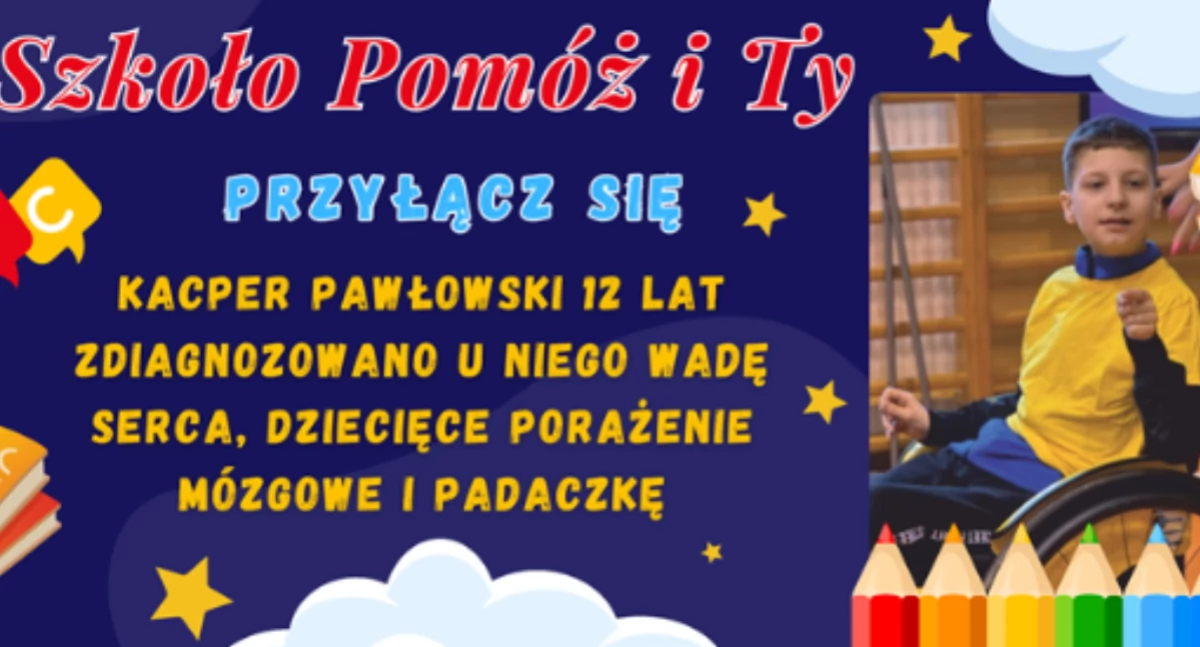 Pomóż Kacprowi spełnić marzenie o samodzielności!