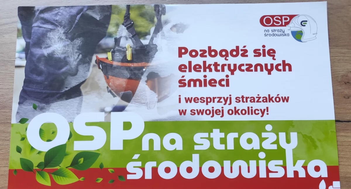 Nie wyrzucaj, oddaj! Zbiórka elektrośmieci przy remizie OSP Ostałówek