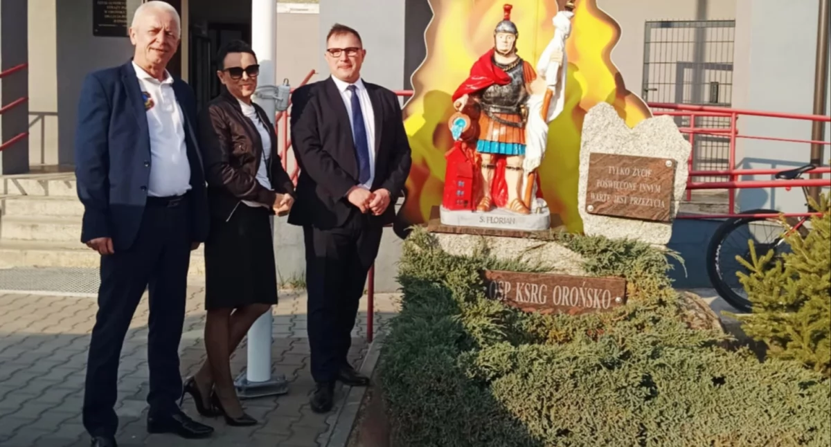 Ważna wizyta w OSP Orońsko – wsparcie dla strażaków!