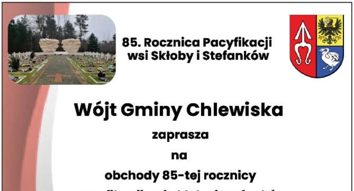 Uczcijmy 85. rocznicę pacyfikacji wsi Skłoby i Stefanków