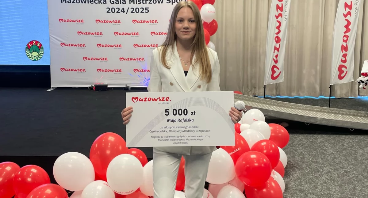 Maja Rafalska z Mirowa z nagrodą Marszałka Województwa Mazowieckiego!