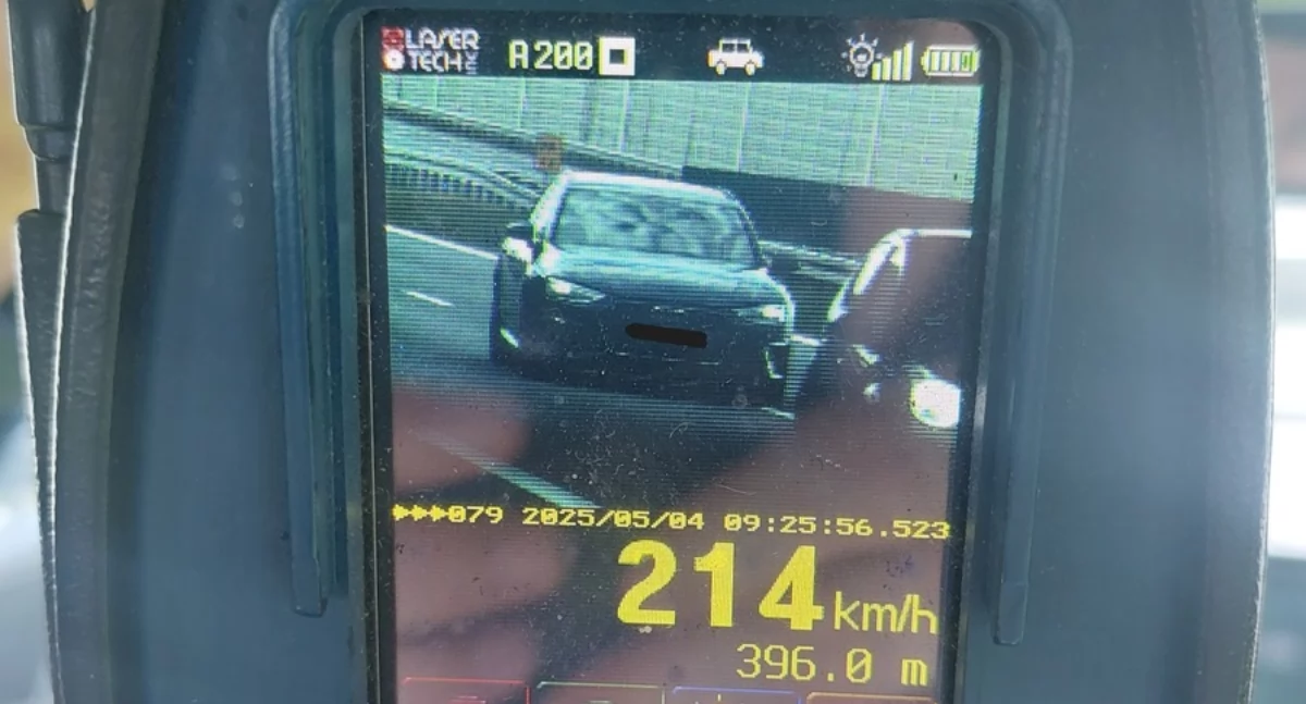 Pędził 214 km/h po ekspresówce. Policja przerwała niebezpieczną jazdę