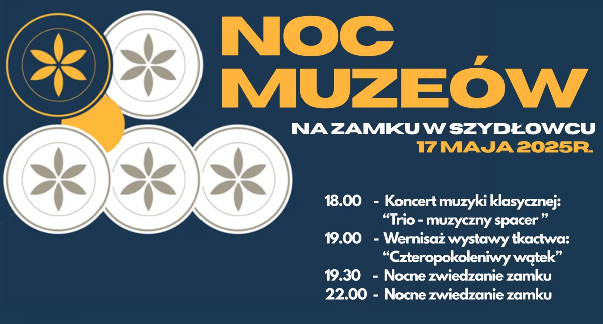 Noc Muzeów na Zamku w Szydłowcu – tajemnice, muzyka i nocne zwiedzanie!