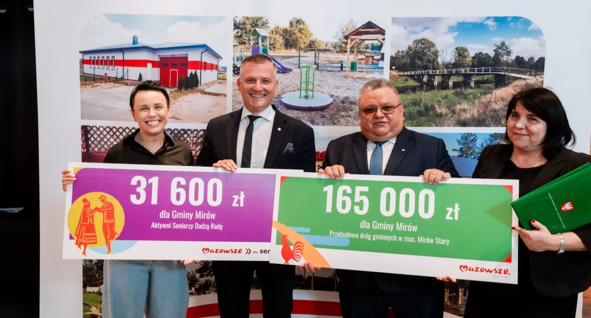 Inwestycje w Mirów Stary i program dla seniorów dzięki funduszom z województwa