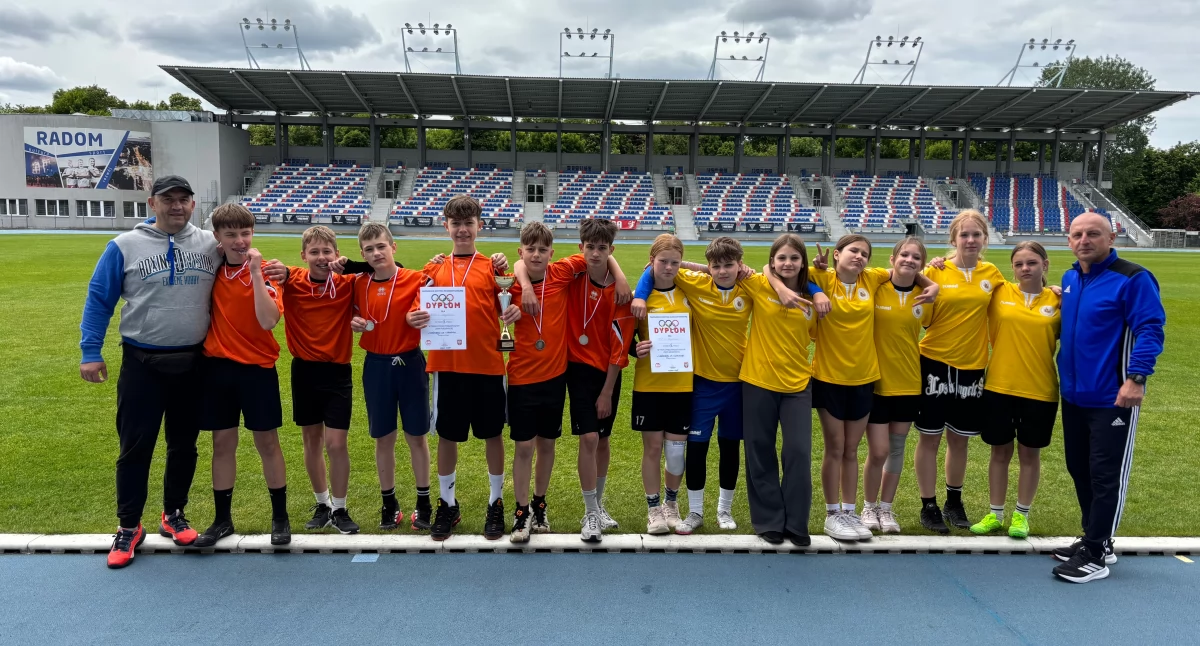 Świetny wynik chłopców z PSP nr 1 w Szydłowcu w finale czwórboju lekkoatletycznego!