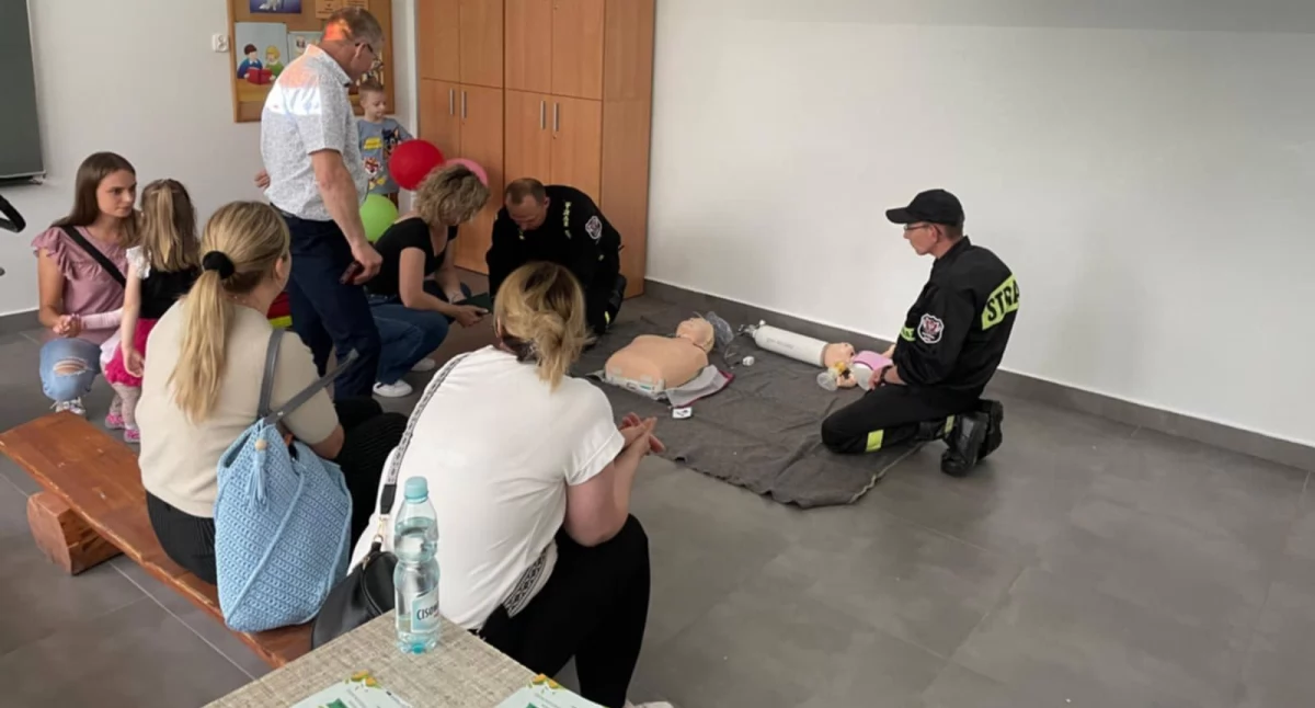 OSP Majdów na IX Festynie W rodzinie Jana — edukacja klimatyczna i pierwsza pomoc w praktyce