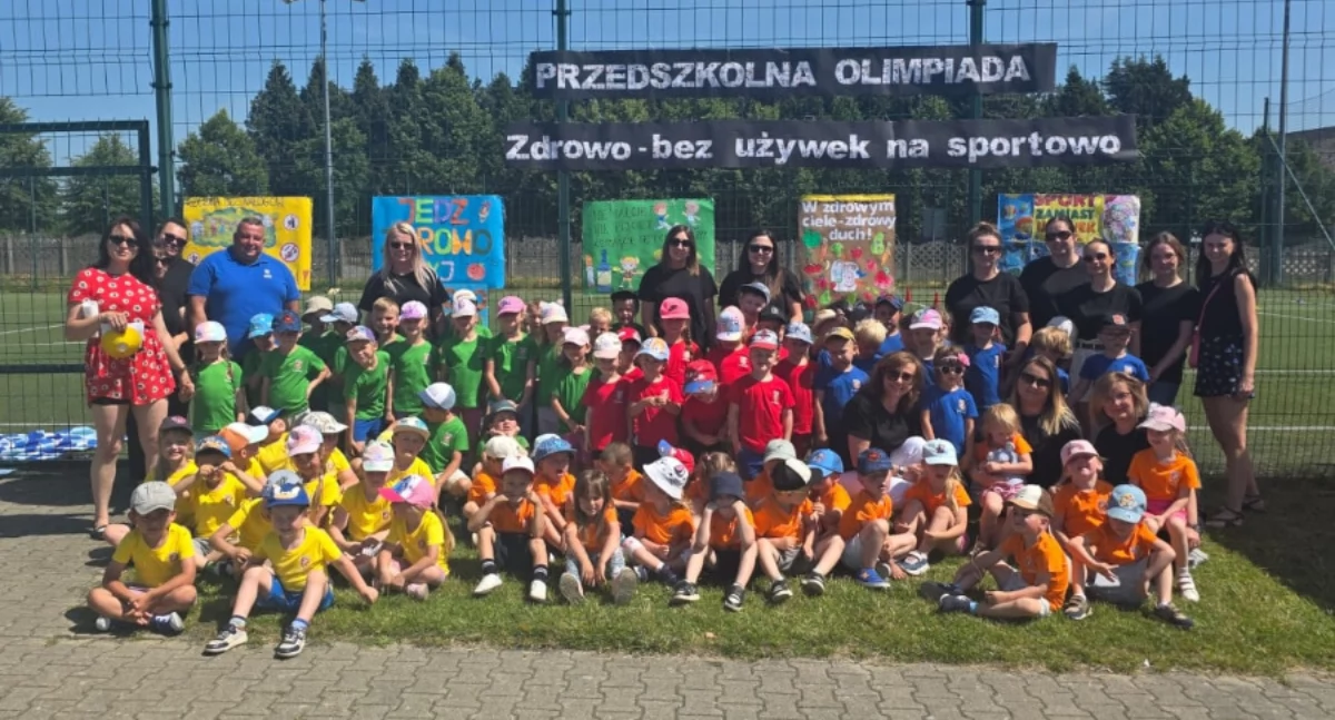 Mali sportowcy z Orońska pokazali, jak bawić się zdrowo i aktywnie