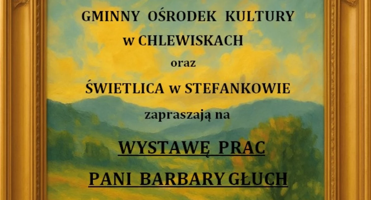 Malarskie inspiracje Barbary Głuch – zapraszamy na wystawę