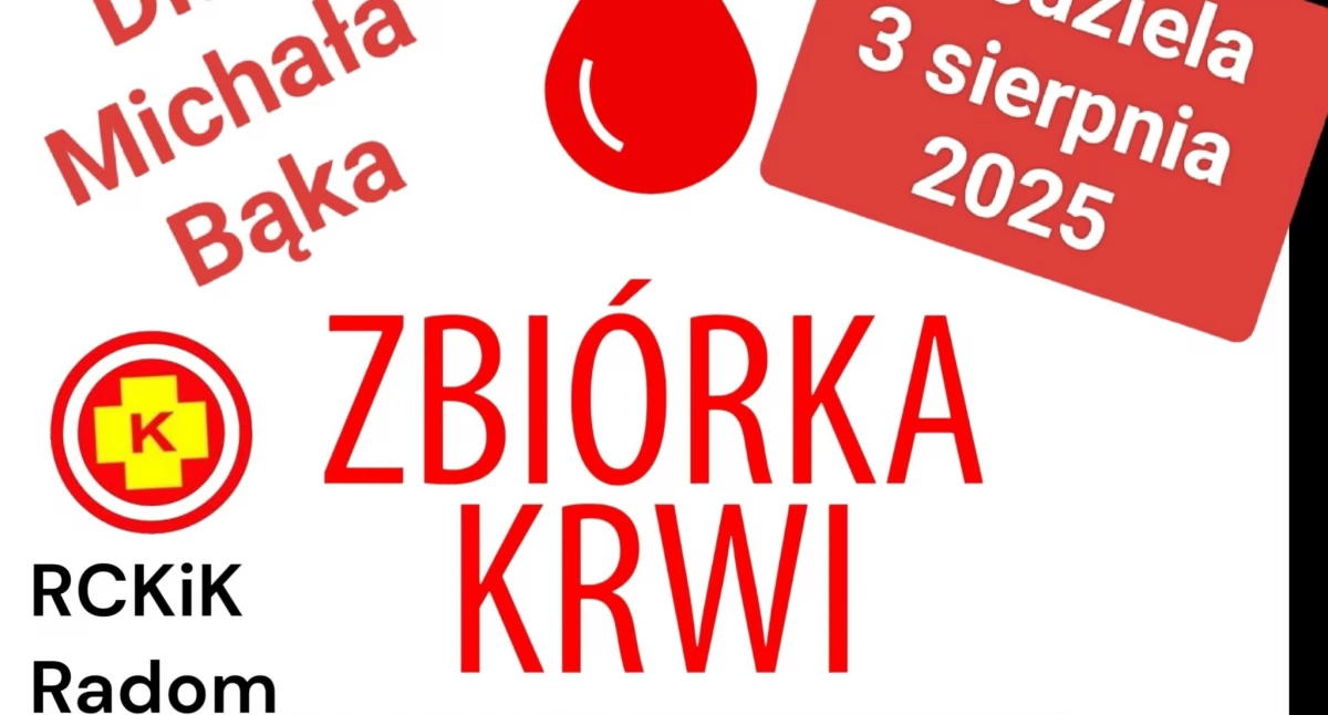 Ratujmy życie Michała – pilna zbiórka krwi już w niedzielę!