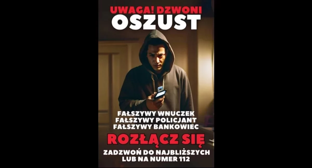 Akcja Społeczna UWAGA DZWONI OSZUST! Rozdajemy ostrzegawcze tabliczki dla seniorów