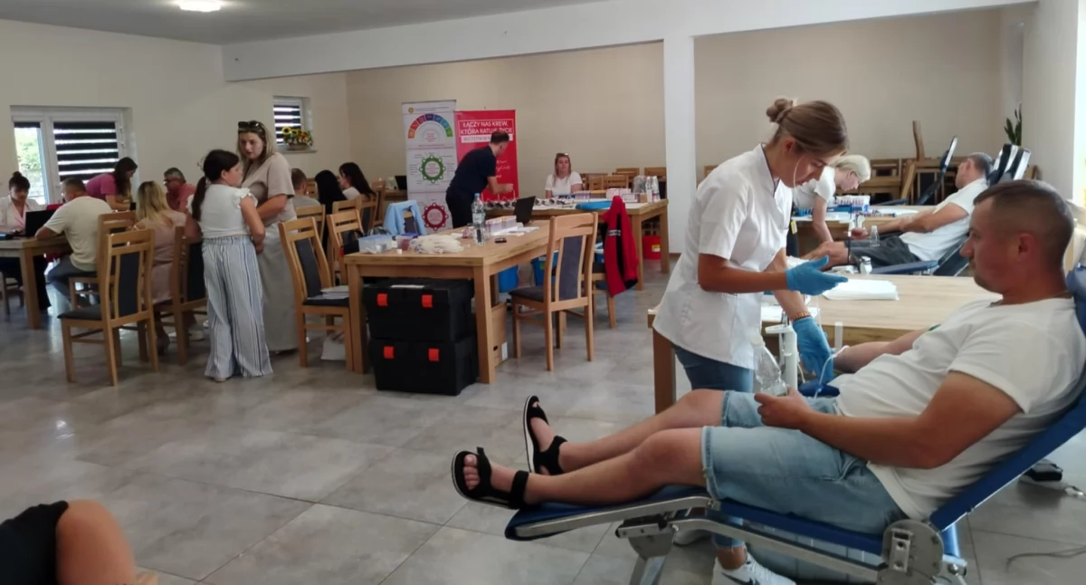 Bezinteresowna ofiarność mieszkańców Udana zbiórka krwi