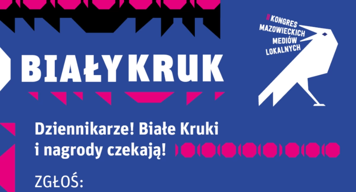 „Biały Kruk” dla dziennikarzy mediów lokalnych – ostatnie dni na zgłoszenia!