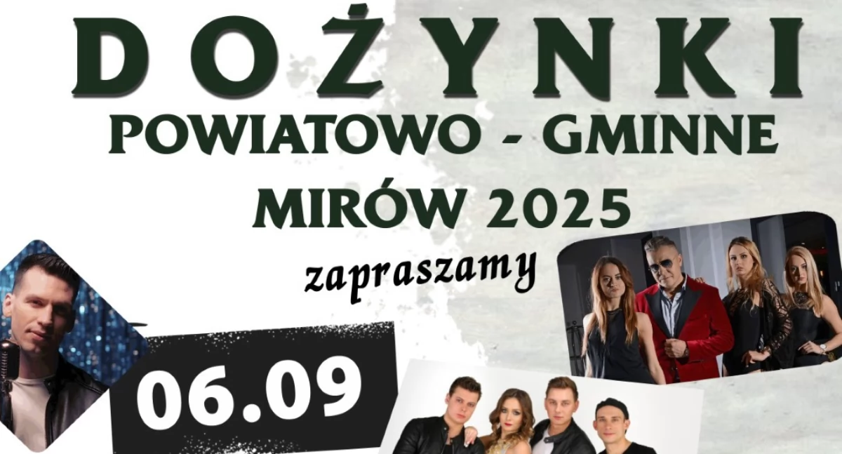 Gwiazdy estrady i ludowe tradycje – Dożynki 2025 w Mirowie