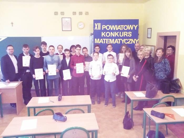 Jakub Zakonnik najlepszy. Powiatowy Konkurs Matematyczny