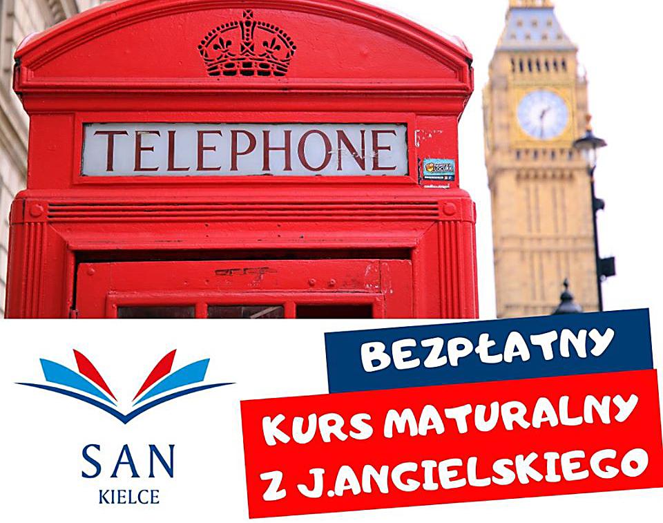 Bezpłatny kurs języka angielskiego dla maturzystów