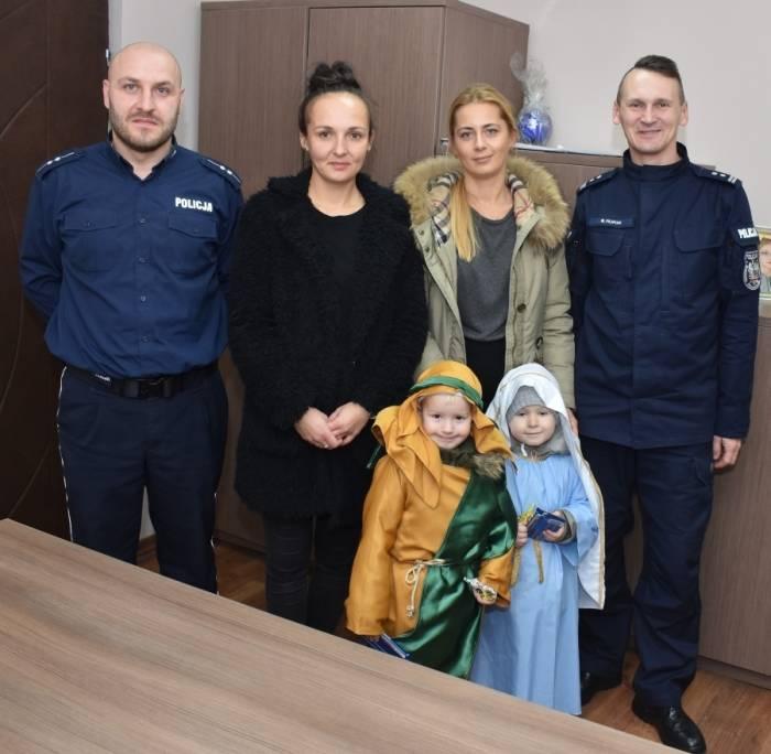 Życzenia przedszkolaków dla policjantów