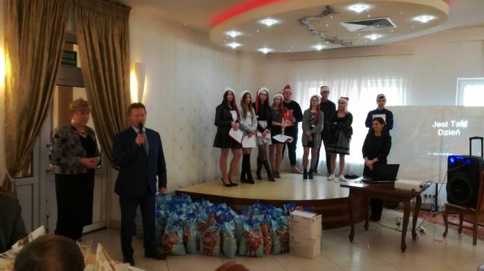 Wigilijne spotkanie z podopiecznymi GOPS-u