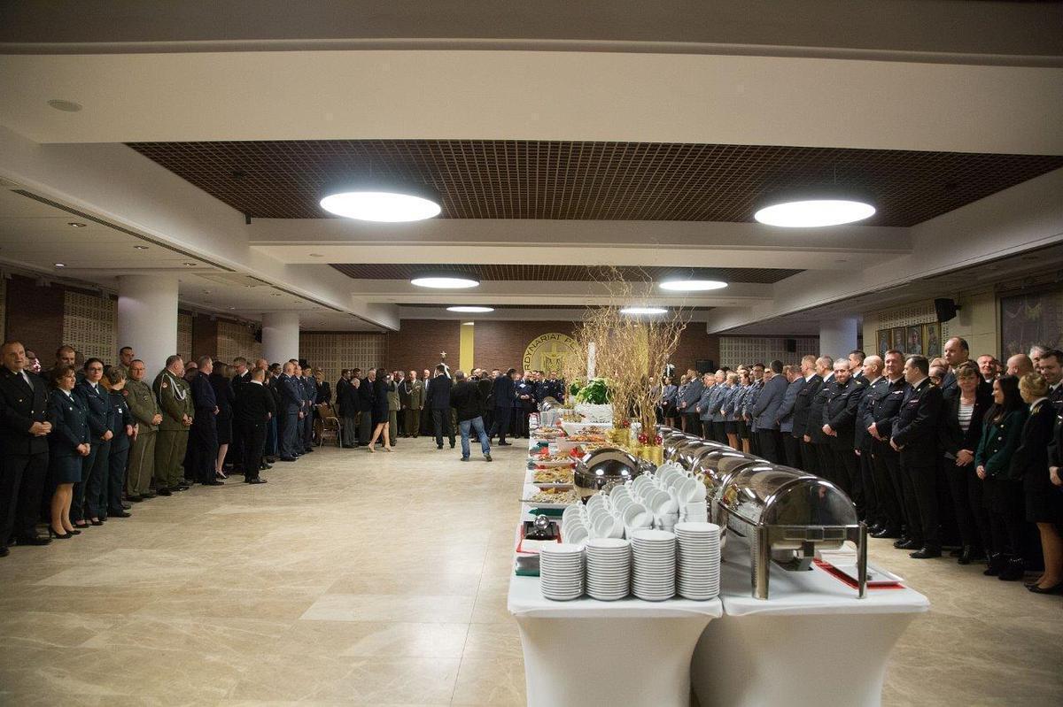 Spotkanie wigilijne służb mundurowych Mazowsza