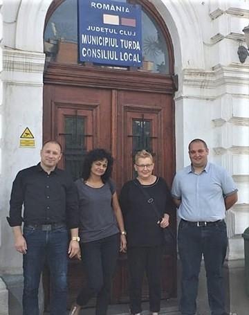 Samorządowcy w rumuńskiej Turdzie
