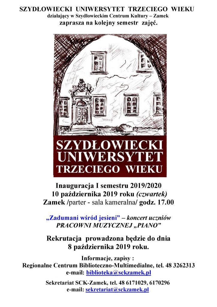 Inauguracja I semestru Szydłowieckiego Uniwersytetu Trzeciego Wieku