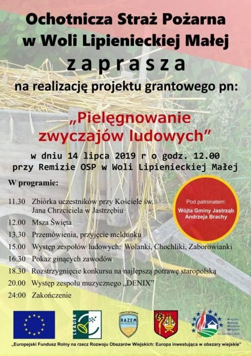 Folklorystyczna impreza przy remizie