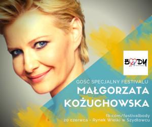 Małgorzata Kożuchowska z biskupem