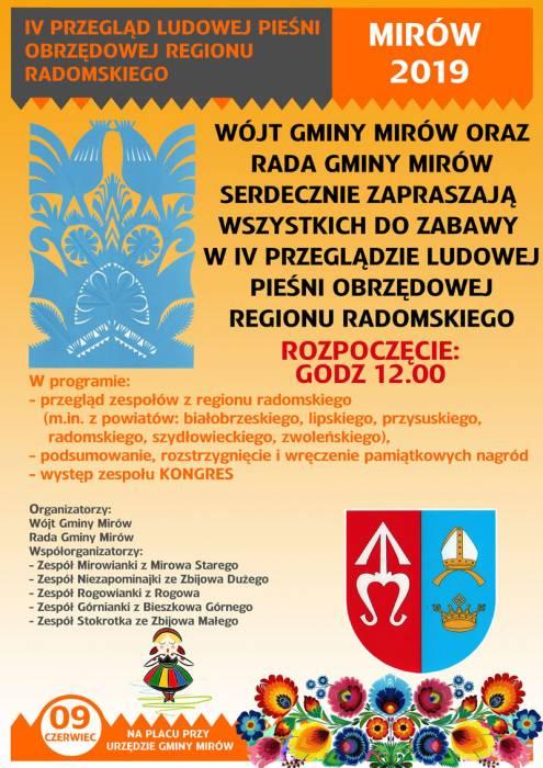 Folklorystyczny przegląd w Mirowie